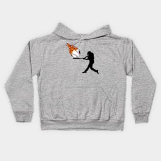 Baseball Time Kids Hoodie